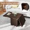 Foldable Coffee Table with Storage Cabinet and Extendable Top